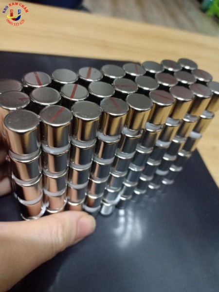 Nam châm N52 kích thước D11x11mm