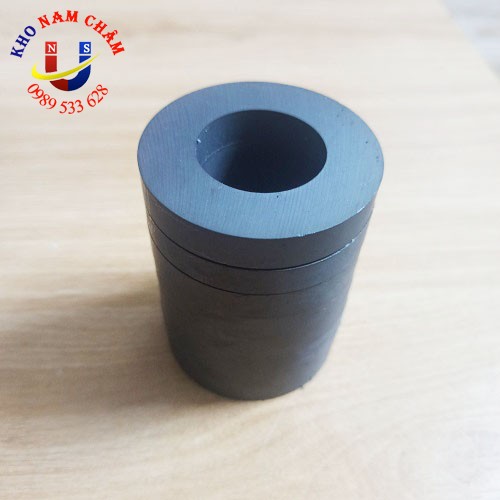 Nam châm loa D60x10 lỗ 32mm