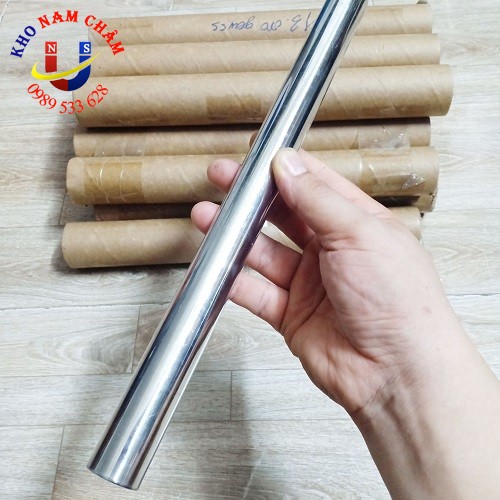 Nam châm thanh phi 32x300mm lọc viên gỗ nén nhiễm sắt