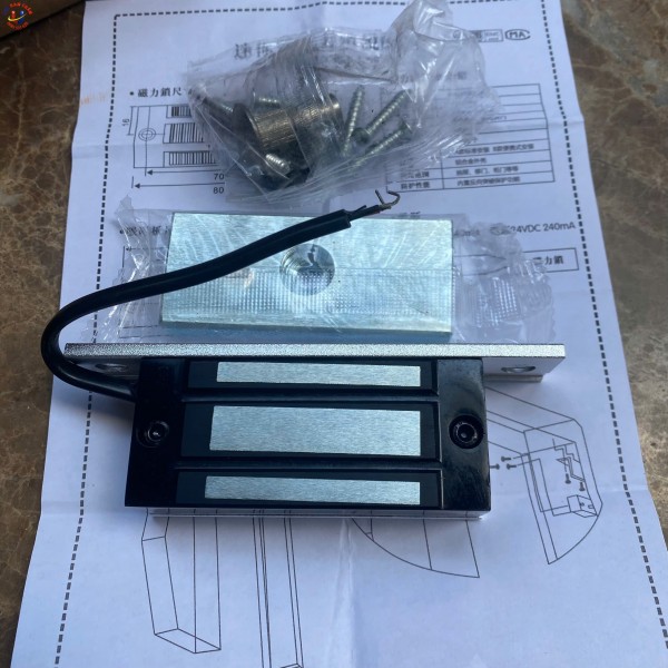 Nam châm điện 60kg-24v (Khóa điện từ 60kg)