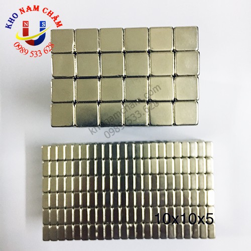 Nam châm viên 10x10x5 mm