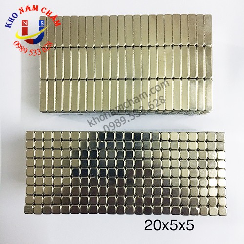 Nam châm viên 20x5x5 mm