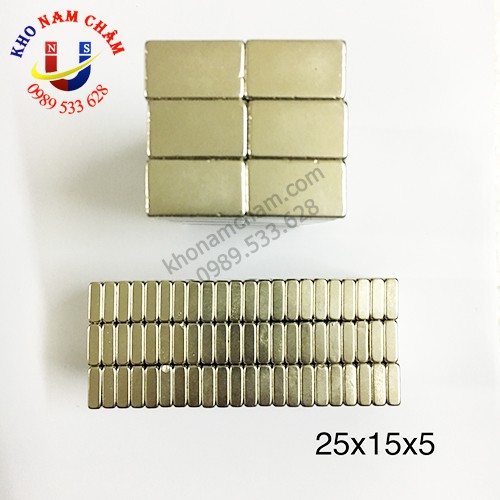 Nam châm viên 25x15x5 mm