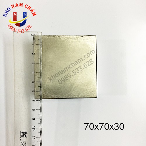 Nam châm viên 70x70x30 mm