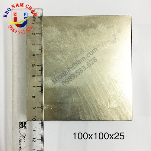 Nam châm viên 100x100x25 mm