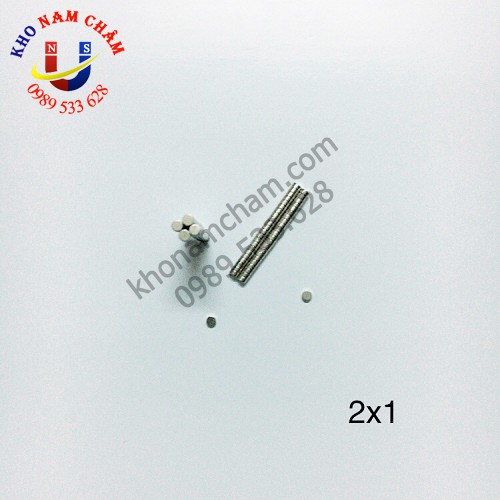 Nam châm viên 2x1 mm