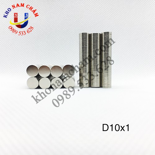 Nam châm viên D10x1 mm