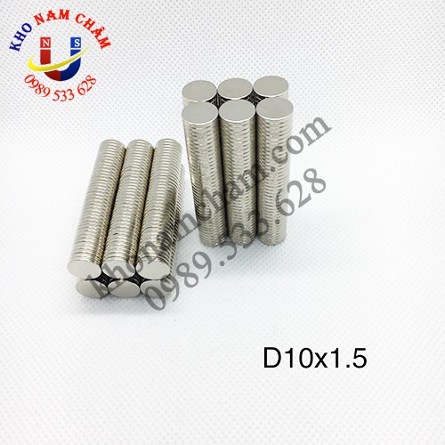 Nam châm viên D10x1.5 mm
