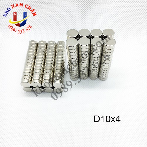 Nam châm viên D10x4 mm