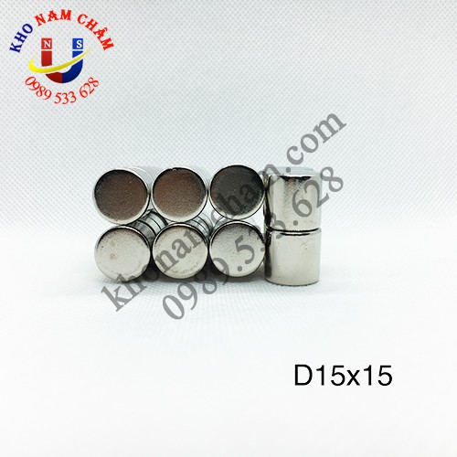 Nam châm viên D15x15 mm