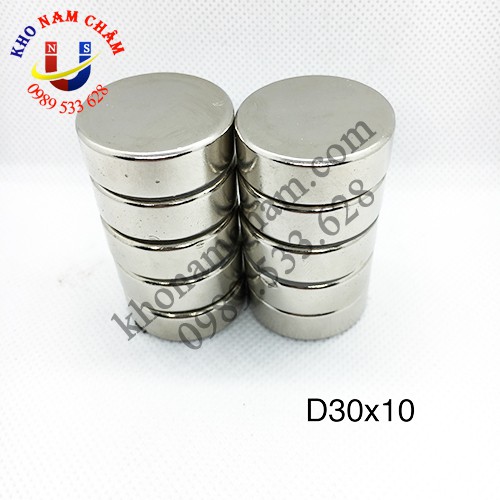 Nam châm viên D30x10 mm
