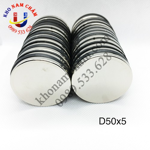 Nam châm viên D50x5 mm