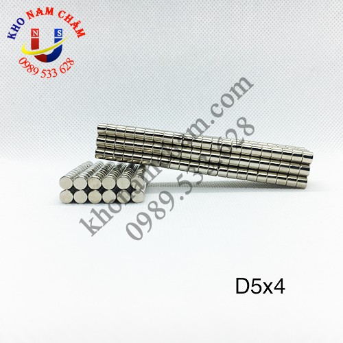 Nam châm viên D5x4 mm
