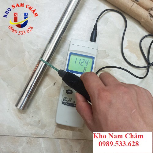 Nam châm thanh phi 25x400mm- 12000 Gs