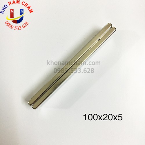 Nam châm viên 100x20x5 mm