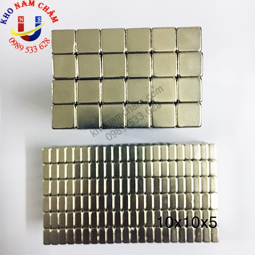 Nam châm viên 10x10x5 mm