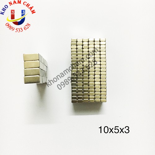 Nam châm viên 10x5x3 mm