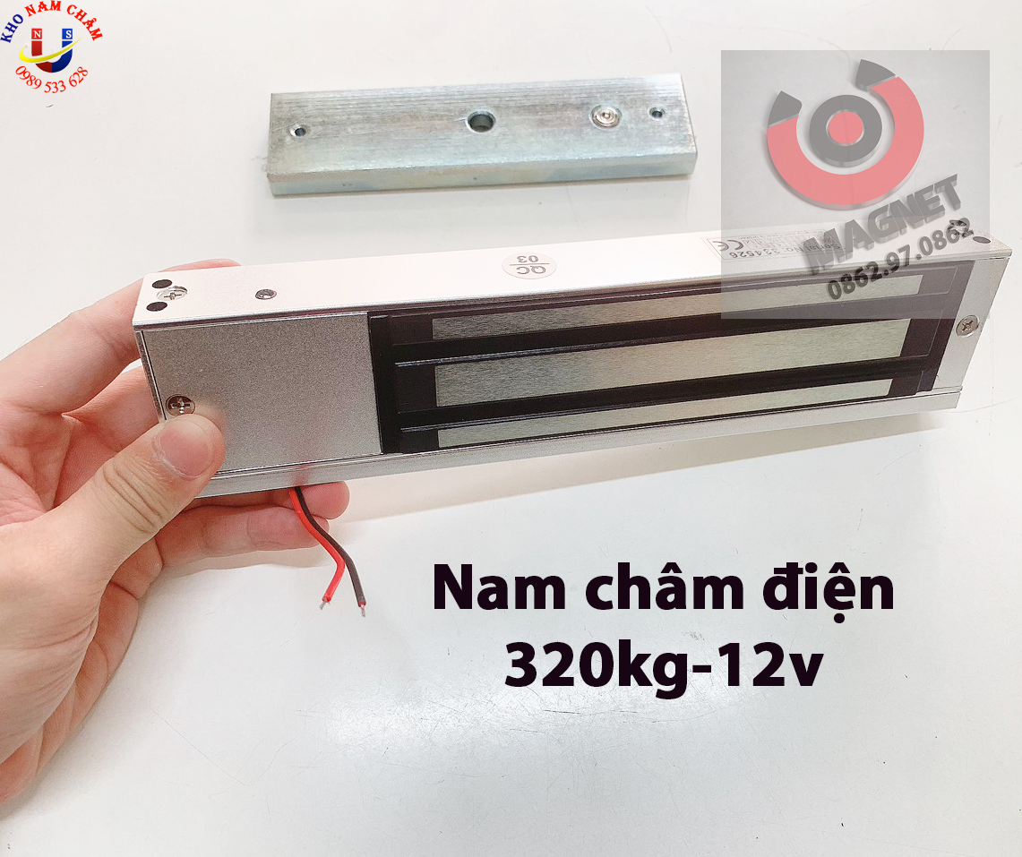 Khóa nam châm điện 320kg-12V