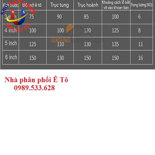 Ê tô chữ thập kẹp bàn khoan (6inch)