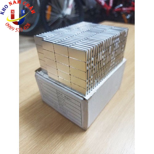 Nam châm N42 kích thước 20x10x2mm