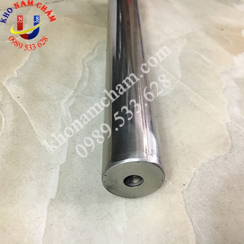Nam châm thanh phi 25x200mm lực từ 12000 Gs