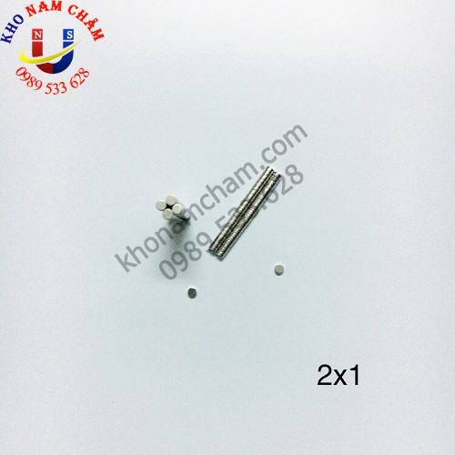 Nam châm viên 2x1 mm