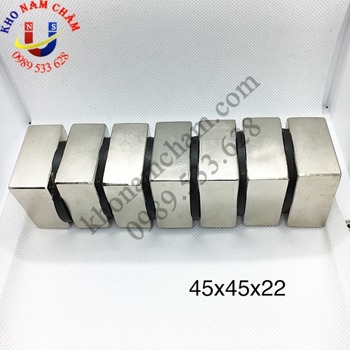 Nam châm viên 45x45x22 mm