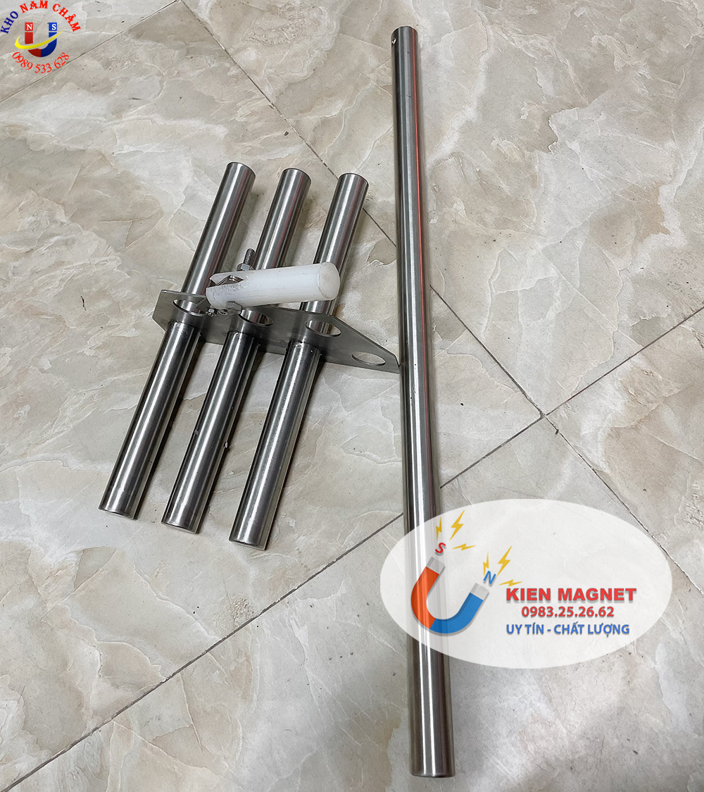 Cào nam châm 3 thanh lọc sắt siêu mạnh