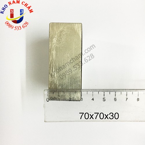 Nam châm viên 70x70x30 mm