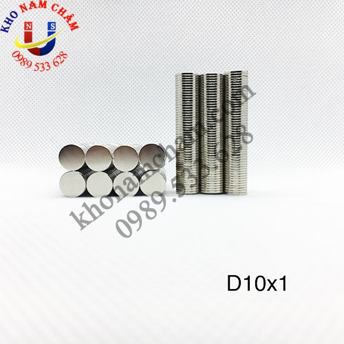 Nam châm viên D10x1 mm