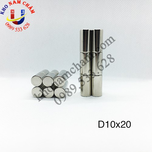 Nam châm viên D10x20 mm