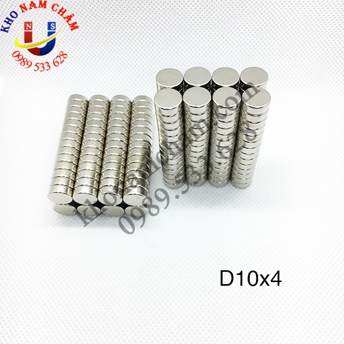 Nam châm viên D10x4 mm