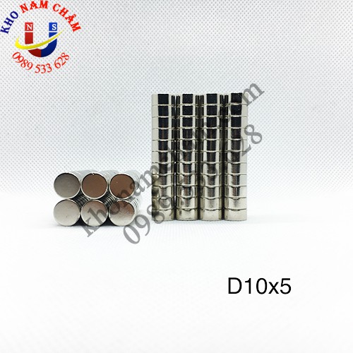 Nam châm viên D10x5 mm