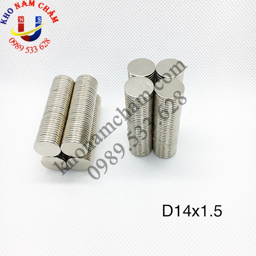 Nam châm viên D14x1.5 mm