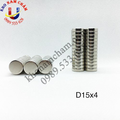 Nam châm viên D15x4 mm