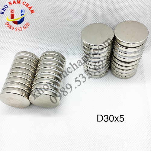Nam châm viên D30x5 mm