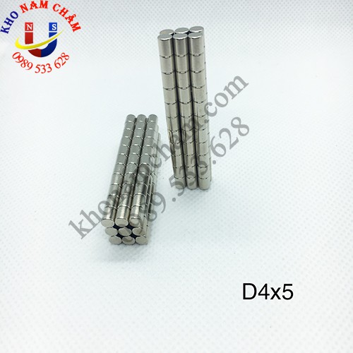 Nam châm viên D4x5 mm