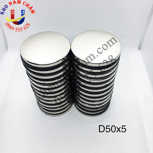 Nam châm viên D50x5 mm