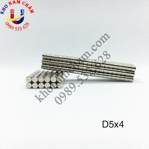 Nam châm viên D5x4 mm