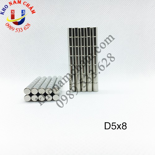 Nam châm viên D5x8 mm