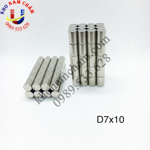 Nam châm viên D7x10 mm