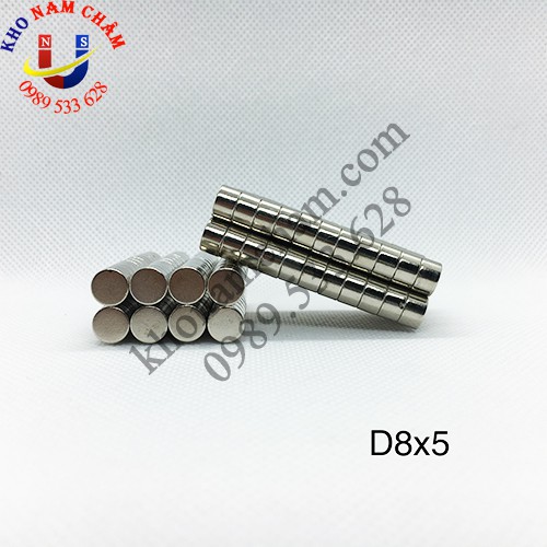 Nam châm viên D8x5 mm