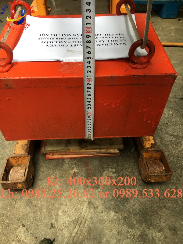 nam châm phẳng kích thước 400x300x200 mm