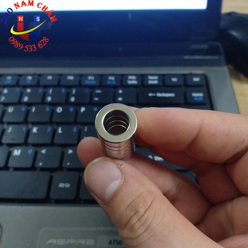 Nam châm nhẫn phi 15x5 lỗ 9mm