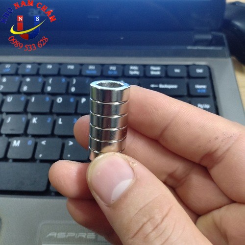 Nam châm nhẫn phi 15x5 lỗ 9mm