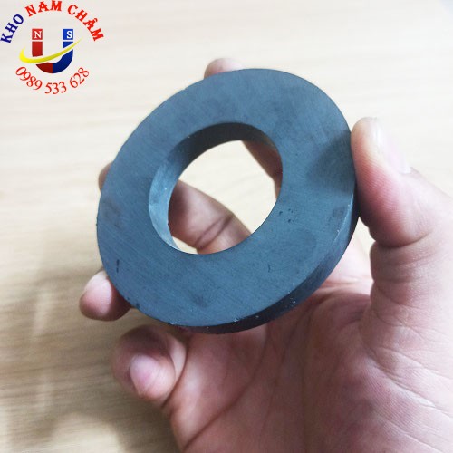 Nam châm loa D80x10 lỗ 40mm