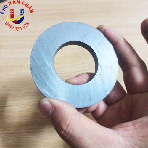 Nam châm loa D80x10 lỗ 40mm