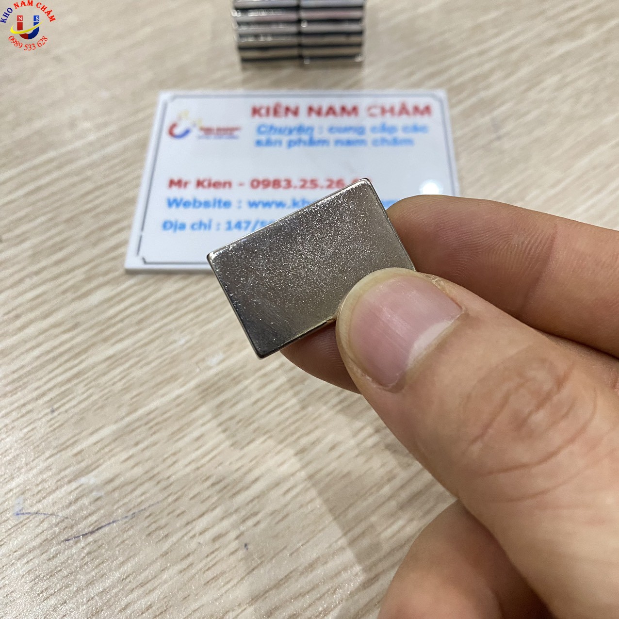 Nam châm viên 30x20x3mm siêu mạnh