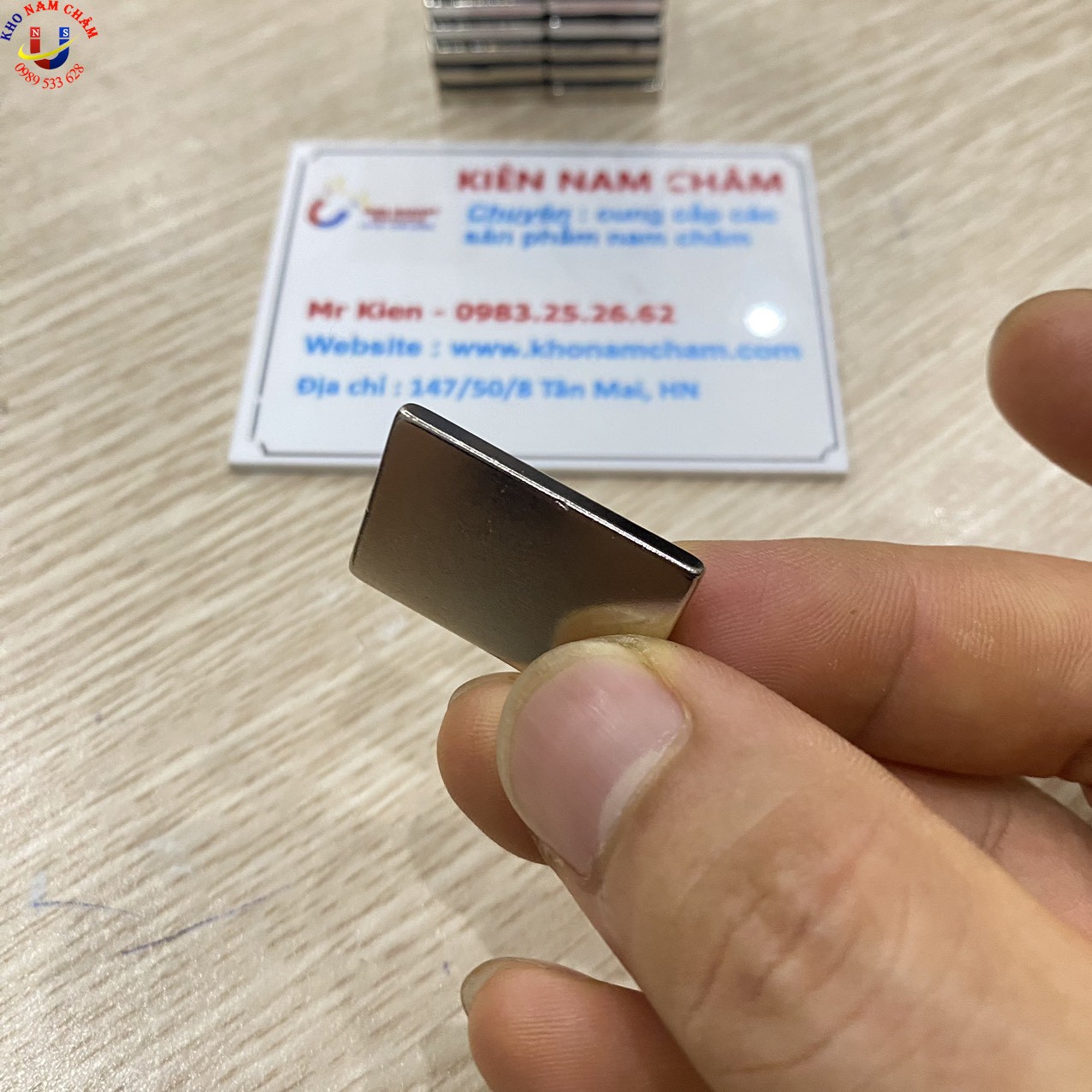 Nam châm viên 30x20x3mm siêu mạnh