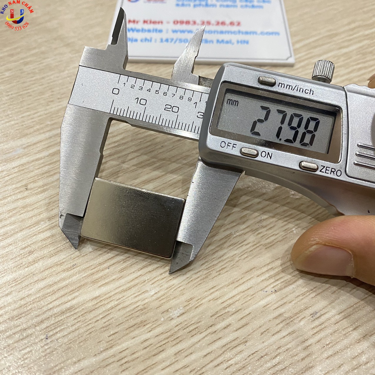 Nam châm viên 30x20x3mm siêu mạnh
